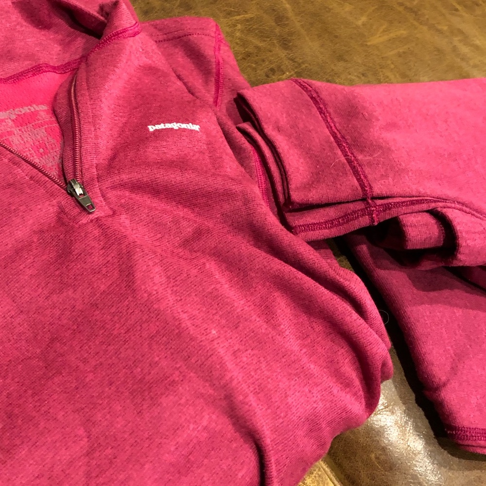 Patagonia base layer quarter zip long underwear